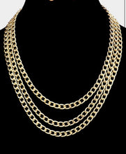 Load image into Gallery viewer, TRIPLE LAYERED NECKLACE
