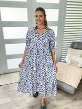 Load image into Gallery viewer, SICILY BLUE DRESS
