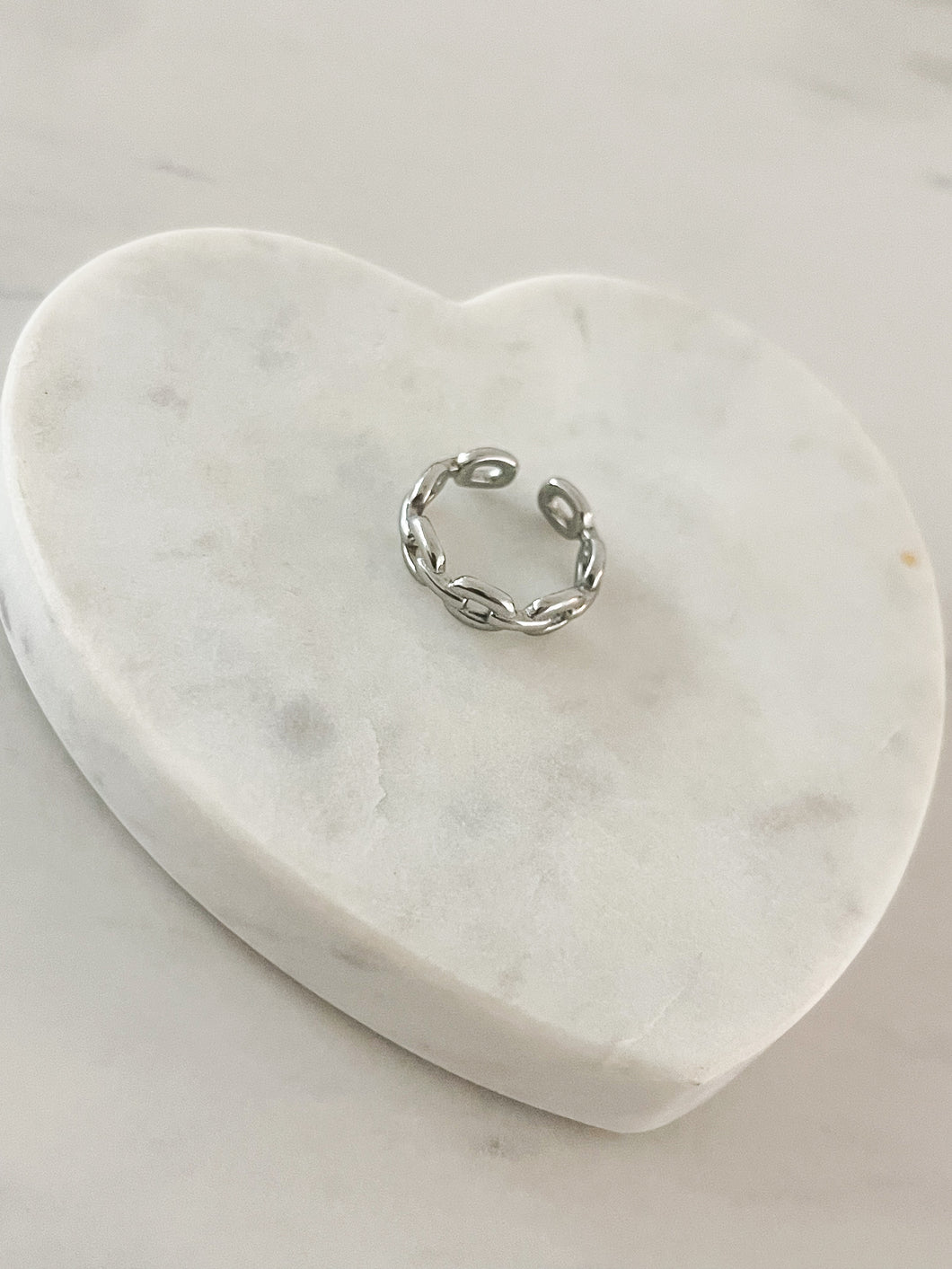 SILVER CHAIN RING