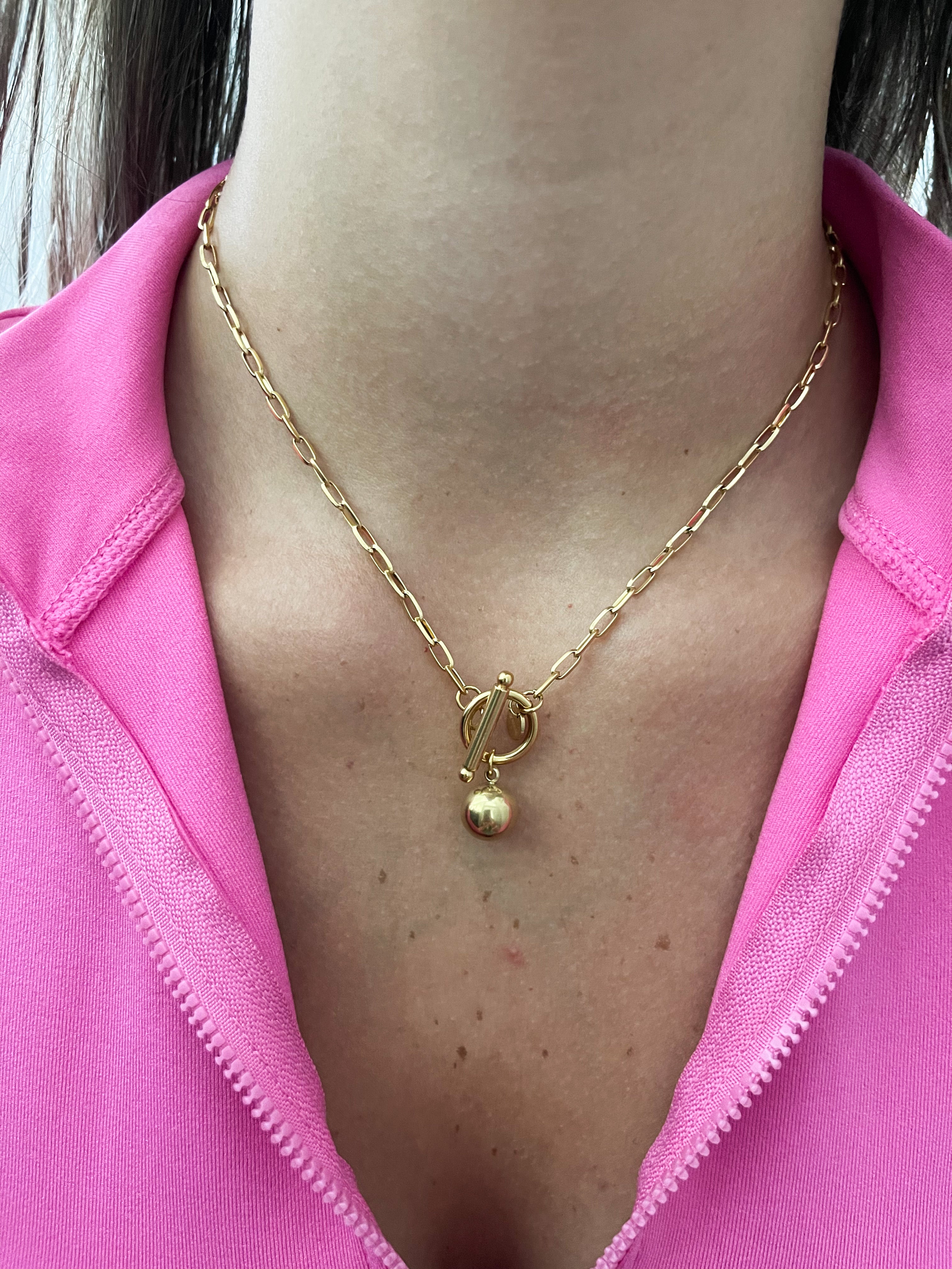 SINGLE BALL NECKLACE