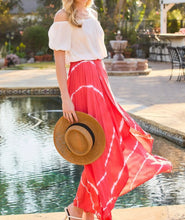 Load image into Gallery viewer, CORAL TIE DYE MAXI DRESS
