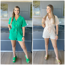 Load image into Gallery viewer, GAUZE SOLID COLOR ROMPER

