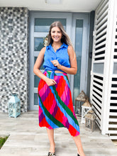Load image into Gallery viewer, ELECTRIC BLUE SLEEVELESS BLOUSE
