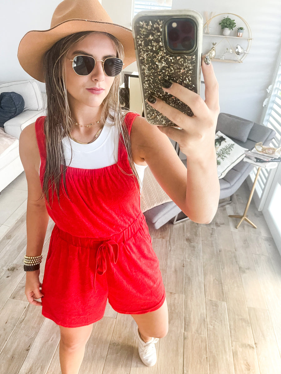 TERRY TOWEL ROMPER