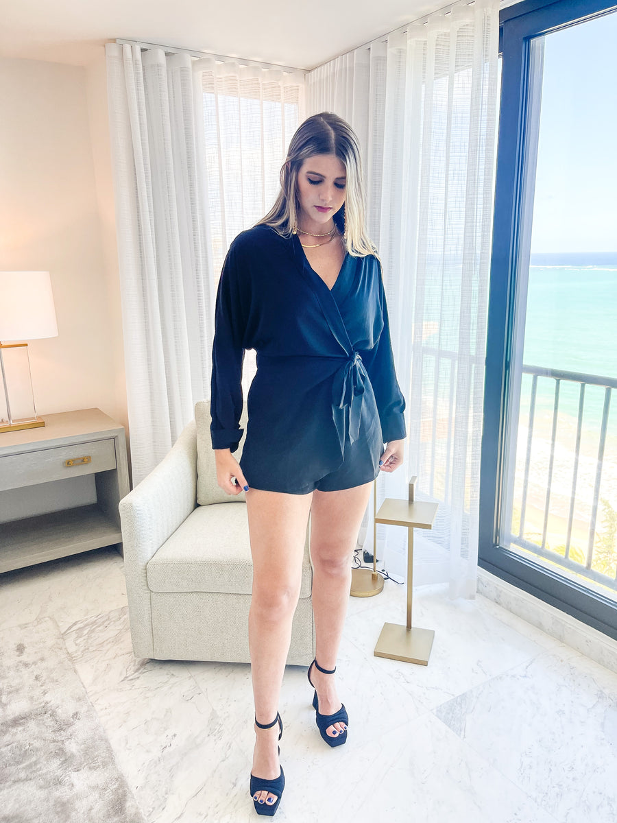 SATIN ROMPER