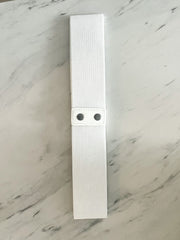 WHITE MATTE BLACK CHAINS BELT