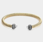 TWISTED CUFF BRACELET