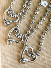 Load image into Gallery viewer, SILVER HEART NECKLACE
