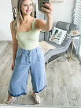 Load image into Gallery viewer, DENIM WIDE LEG PANTS
