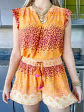 Load image into Gallery viewer, TANGERINE PRINT TOP
