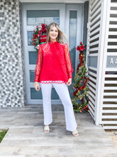 Load image into Gallery viewer, SHEER POLKA DOT BLOUSE
