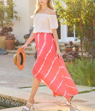 Load image into Gallery viewer, CORAL TIE DYE MAXI DRESS

