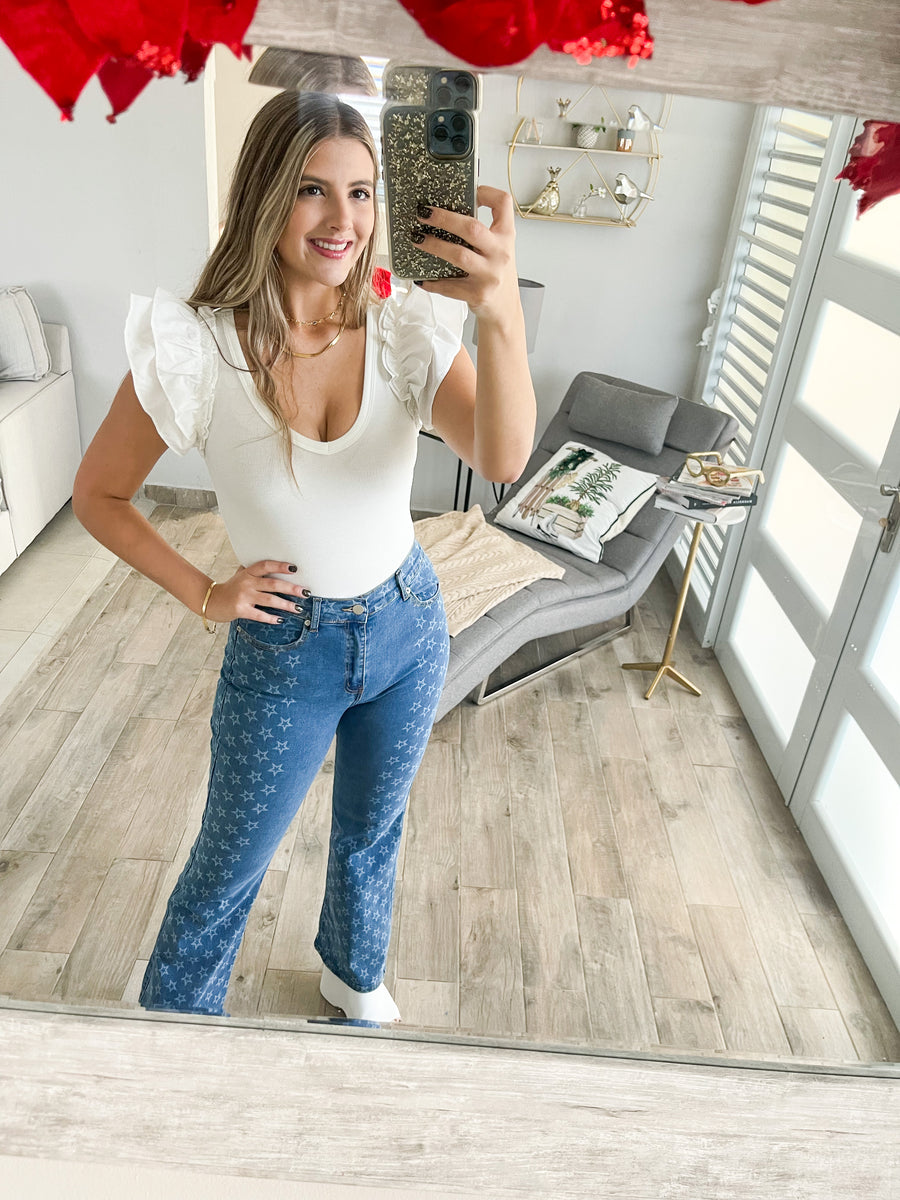 STAR FLARE JEANS