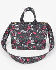 GRAFFITI TOTE BAG CROSSBODY