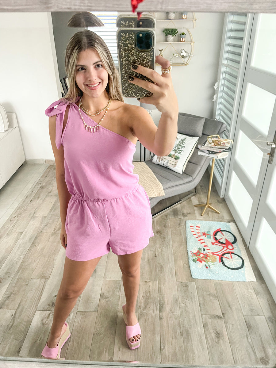 ONE SHOULDER ROMPER