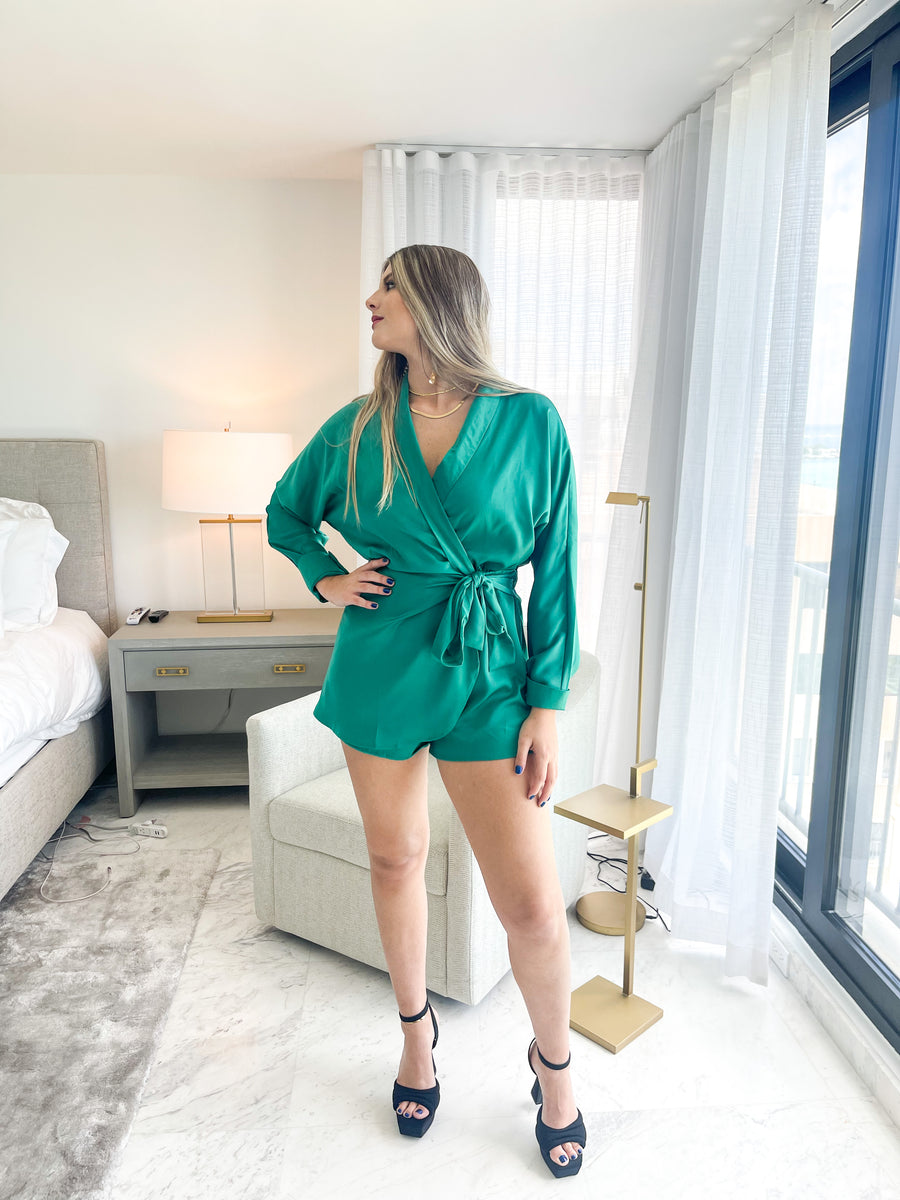 SATIN ROMPER