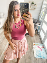 Load image into Gallery viewer, SATIN LEOPARD SKIRT
