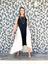 Cargar imagen en el visor de la galería, 2 TONE SLEEVELESS HIGH LOW DRESS
