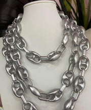 MATTE SILVER GUCCI SET