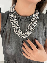 MATTE SILVER GUCCI SET