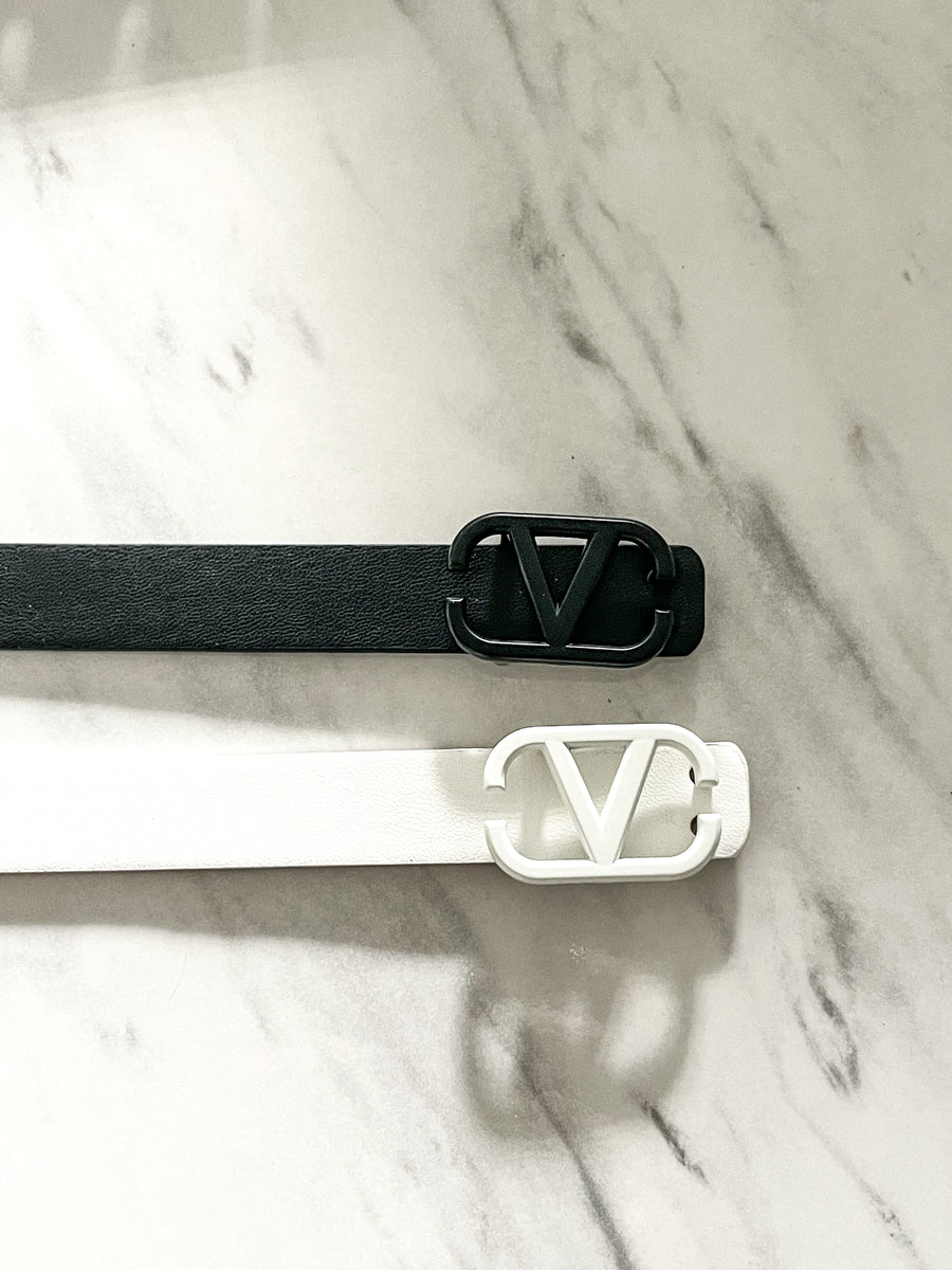 THIN V BUCKLE BELT