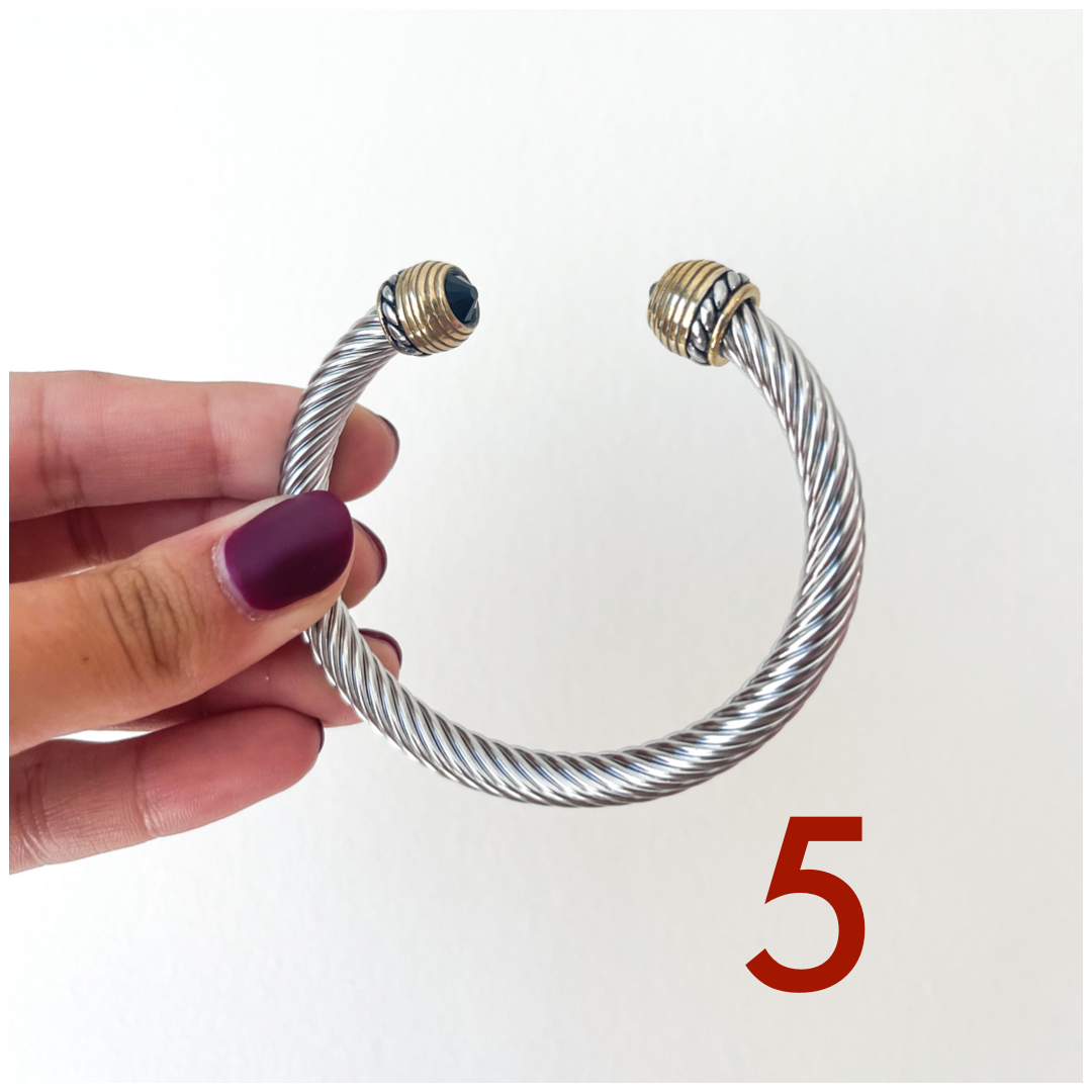CABLE BRACELETS