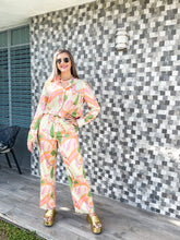 Load image into Gallery viewer, GEOMETRIC PRINT WIDE LEG PANTS
