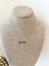 Cargar imagen en el visor de la galería, SILVER RAINBOW MESSAGE NECKLACE
