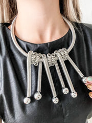 ABSTRACT METAL NECKLACE