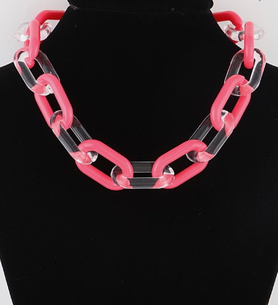 TWO TONE CHAIN NECKLACE