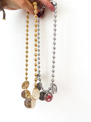 DANGLING COINS NECKLACE