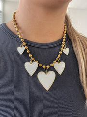 DANGLING HEARTS NECKLACE