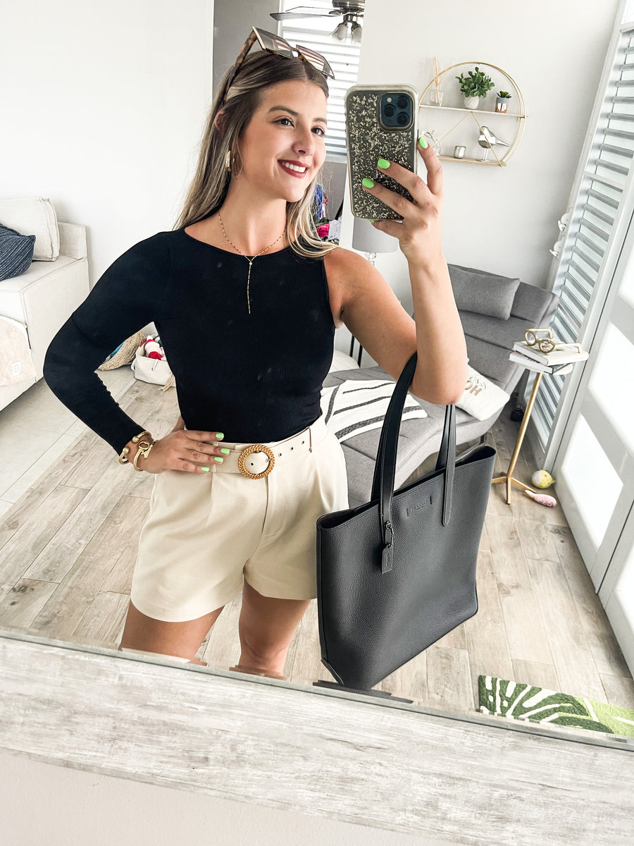 ONE SIZE ASYMMETRIC BASIC TOP