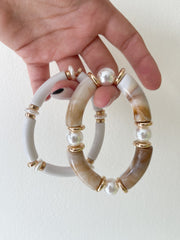 PEARL ELASTIC BRACELET SET