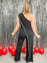 Load image into Gallery viewer, ONE SHOULDER GREEK BORDER PATTERN JUMPSUIT

