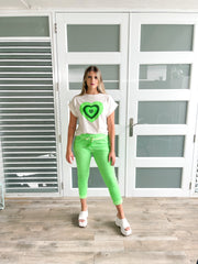 NEON CRINKLE JOGGERS