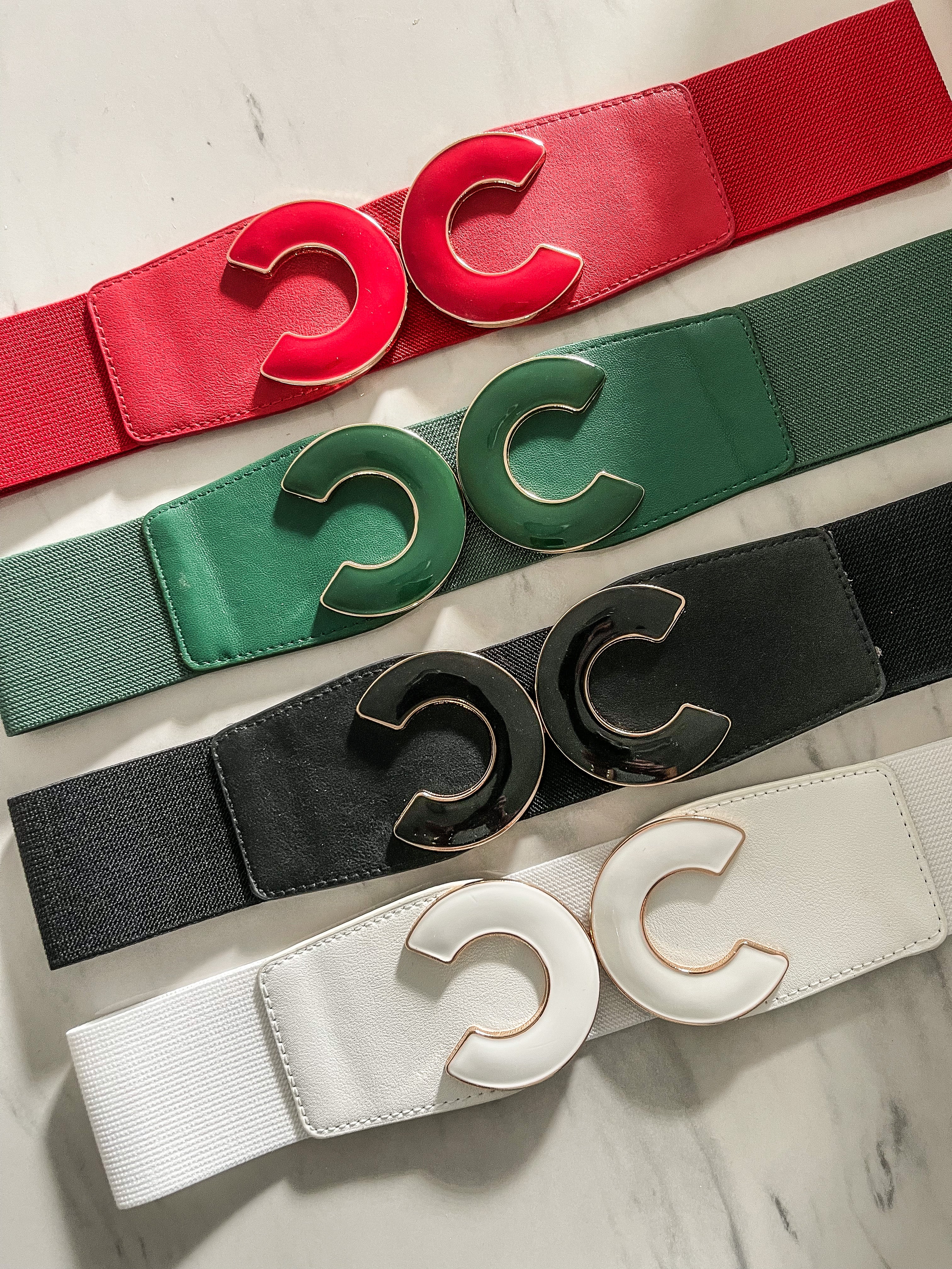 COLOR WIDE ELASTIC BELT