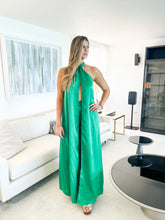 Load image into Gallery viewer, GREEN TOP AND PANT SET
