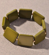 Load image into Gallery viewer, SET RECTANGLE ELASTIC BRACELET
