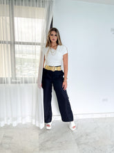 Load image into Gallery viewer, SLIM STRAIGHT SUIT PANTS

