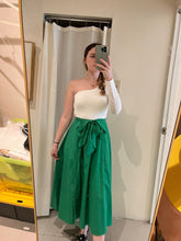 Load image into Gallery viewer, ONE SHOULDER GREEN DRESS
