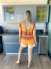 Load image into Gallery viewer, TANGERINE PRINT TOP
