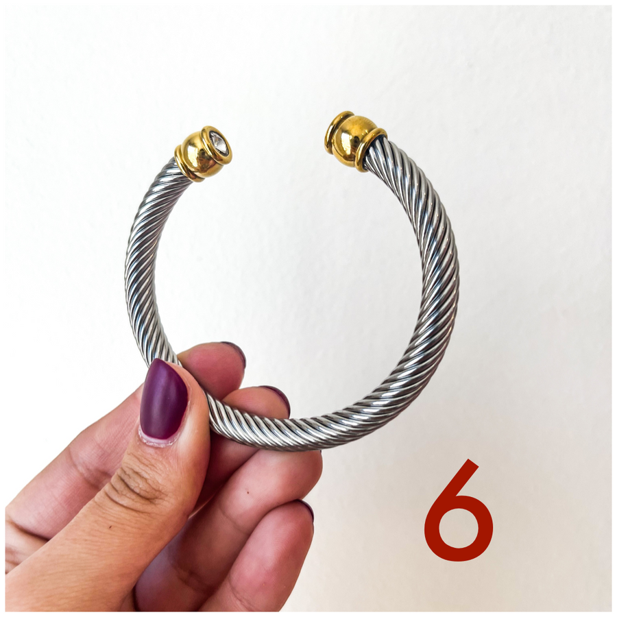 CABLE BRACELETS