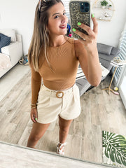ONE SIZE ASYMMETRIC BASIC TOP