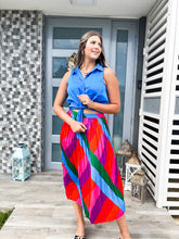Load image into Gallery viewer, ELECTRIC BLUE SLEEVELESS BLOUSE
