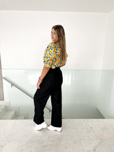 Load image into Gallery viewer, FLOWER PRINT PUFF SLEEVES BLOUSE

