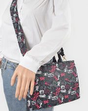 GRAFFITI TOTE BAG CROSSBODY