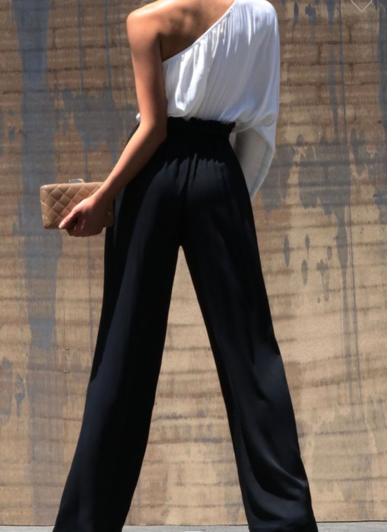 ONE SHOULDER POCKET JUMPSUIT