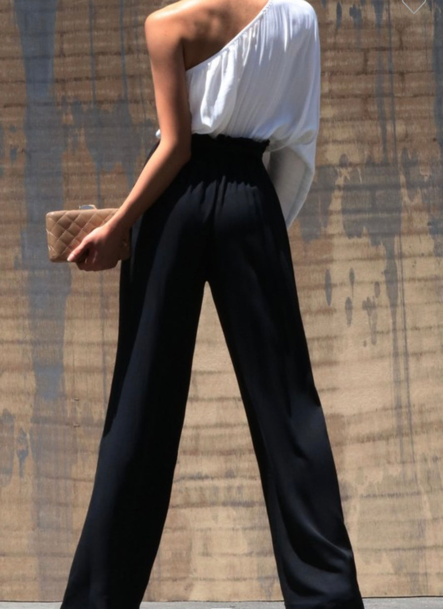 ONE SHOULDER POCKET JUMPSUIT