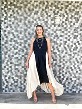 Cargar imagen en el visor de la galería, 2 TONE SLEEVELESS HIGH LOW DRESS
